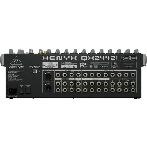 Mezcladora De 24 Canales Con Usb Behringer Xenyx Qx2442usb