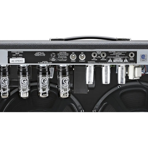 Amplificador De Guitarra Fender 65 Twin Reverb 85 Watts Negro