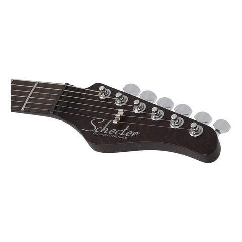 Guitarra Schecter Nick Johnston Trad 10 Anniversary Saffron Diestro Dorado Ébano