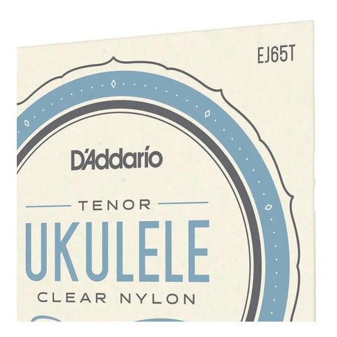 Cuerdas Daddario De Ukulele Ukelele Tenor Nylon Claro Ej65t