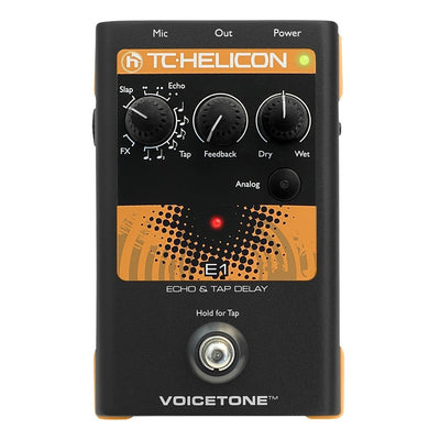 Pedal De Efecto Tc Helicon Voicetone E1 Negro