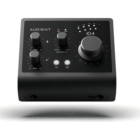 Interfaz De Audio Audient Id4 2ª Gen Conexión Usb Negro 24-bit 96 Khz