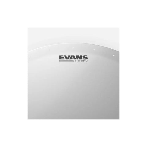 Evans B14hdd Parche 14 Tarola Hd Dry Aspero Rugoso Blanco Transparente
