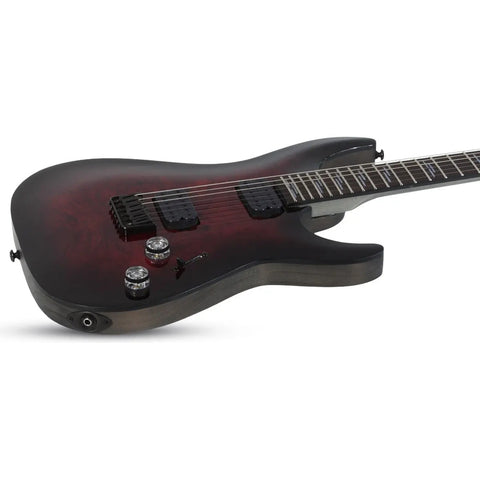 Guitarra Eléctrica Black Cherry Burst Schecter Omen Elite-6 Diestro Black Cherry Burst Palo De Rosa