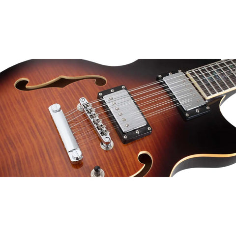 Guitarra Eléctrica 12 Cuerdas Mars Single Cut 12 Strings Vis Color Violin Sunburst Material Del Diapasón Palisandro Orientación De La Mano Diestro Palo De Rosa