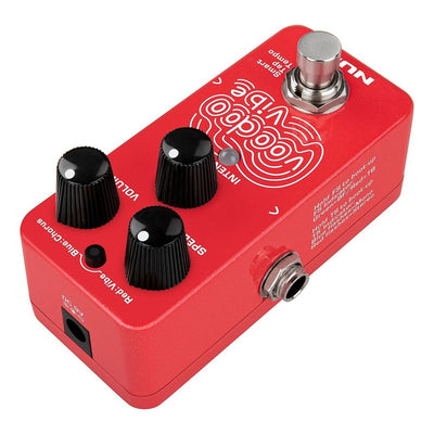 Mini Pedal Uni-vibe Chorus Nux Nch-3 Voodoo Vibe Color Rojo