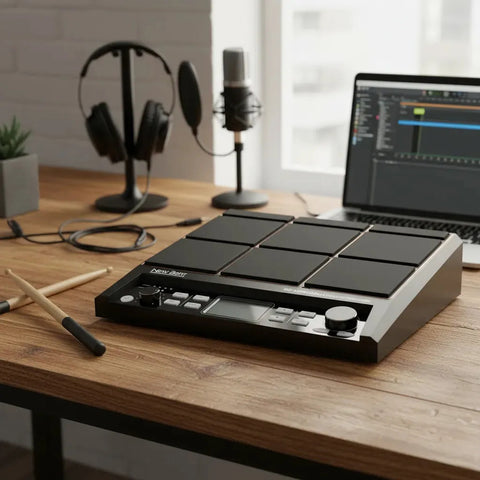 New Beat Nb-mp9usb Modulo Multi Pad De Percusiones Octopad Color Negro