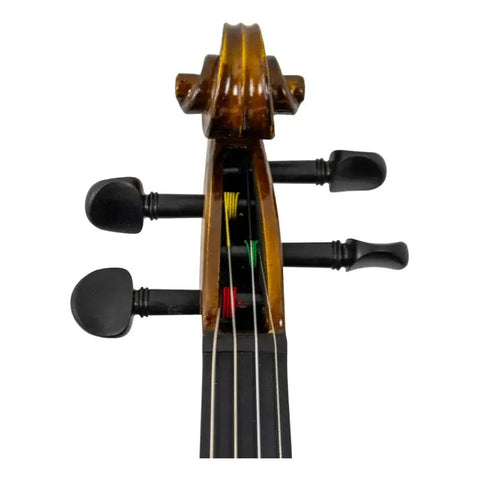 Violín Acústico Cremona Premier 4/4 Sv-588 Ébano Arco Fibra Carbono Marrón