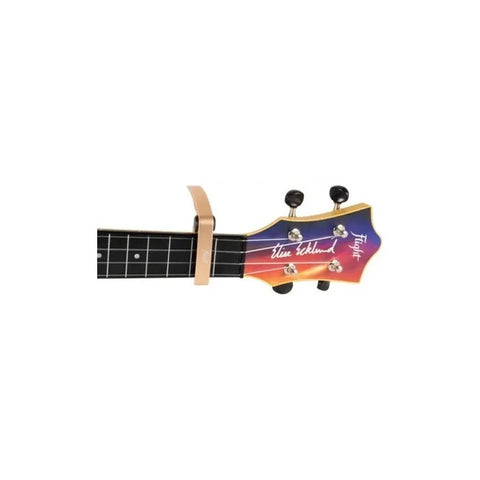 Capodastro Dorado Con Resorte Para Ukeleles Flight Fc