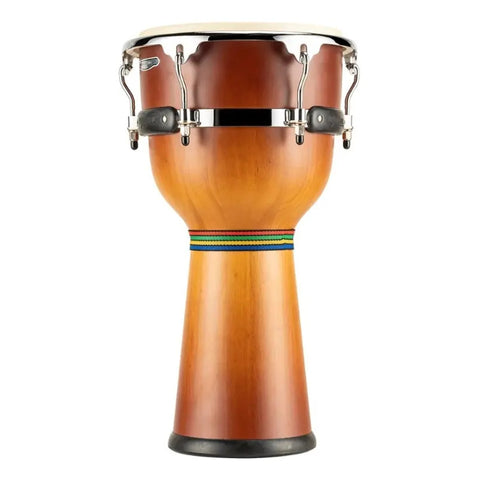 Djembe Meinl Djw-3 Gab 12 Pulgadas Madera Caucho Marrón Cuero Natural