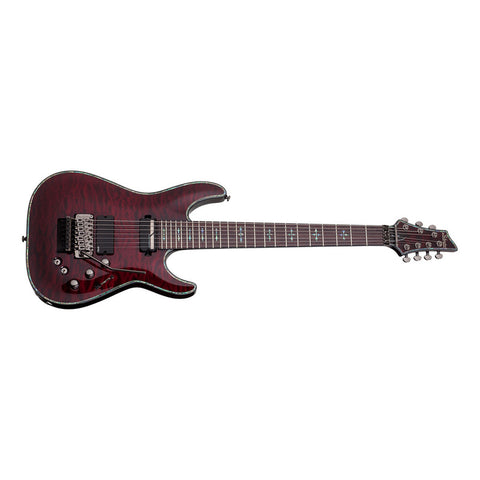 Guitarra Eléctrica Schecter Hellraiser C-7 Fr Black Cherry Color Rojo Material Del Diapasón Palo De Rosa Orientación De La Mano Diestro
