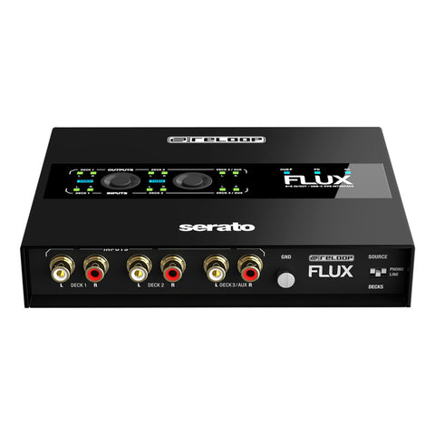 Interfaz Usb-c Dvs De 3 Canales Reloop Flux Negro