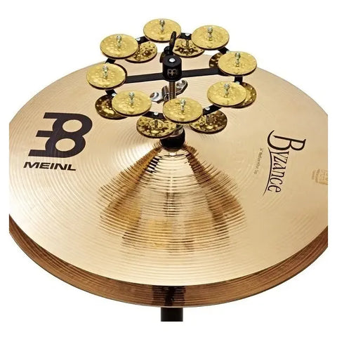 Pandero Para Batería Latón Martillado, Meinl Hthh2b-bk Bronce