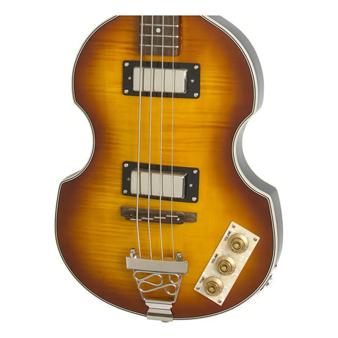 Bajo Electrico EpiPhone Viola Bass Color Sunburst Diestro 4