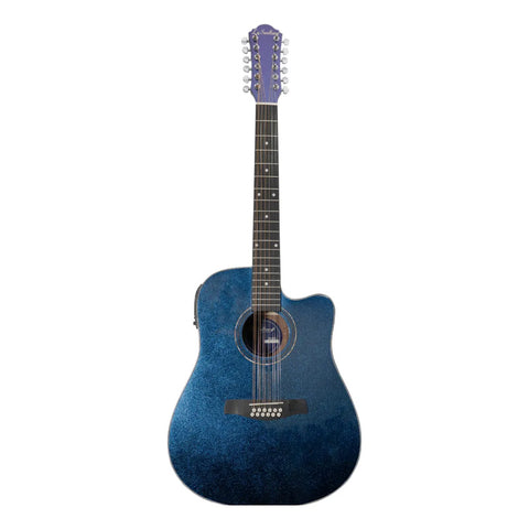 Guitarra Electroacustica La Sevillana Tx-1200ceq 12 Crdas Ch Chamaleon Diestro