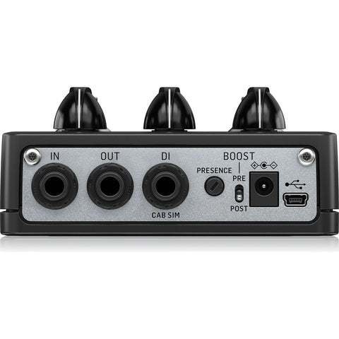 Pedal Preamp Para Guitarra Tc Electronic V550 Preamp Negro