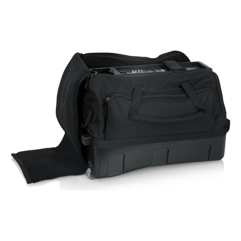 Funda Bafle 12 Y 15 Con Ruedas + Agarradera Gator Gpa-777 Negro