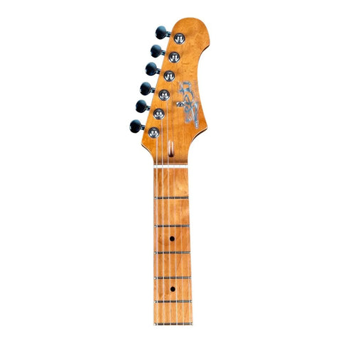 Guitarra Eléctrica Black De 6 Cuerdas Jet Guitars Jj-350 Diestro Negro Maple