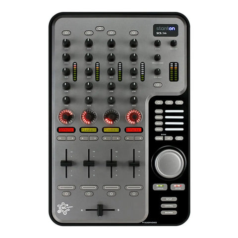 Controlador Para Software De Dj 4 Canales Stanton Scs1m Negro