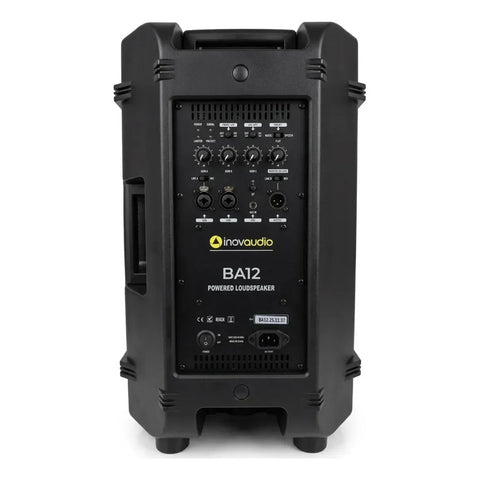 Bafle Activo Inovaudio De 12 PuLG 800w Rms Con Bluetooth Negro