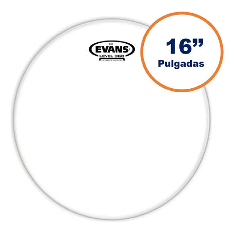 Parche Batería Evans Tt16g12 16 G12 Transparente Cuo