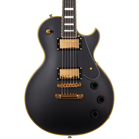 Schecter Solo-ii Custom Guitarra Eléctrica Negro Satinado Orientación De La Mano Diestro