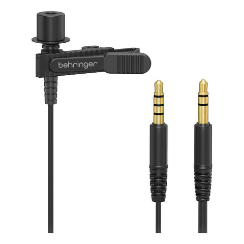 Micrófono Condensador Omnidireccional Solapa Behringer Bclav Negro