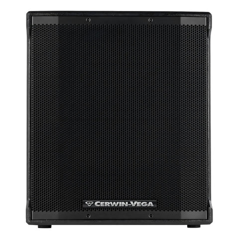 Subwoofer 15 Activo Amplificado Cerwin Vega Cve-18s-na Color Negro