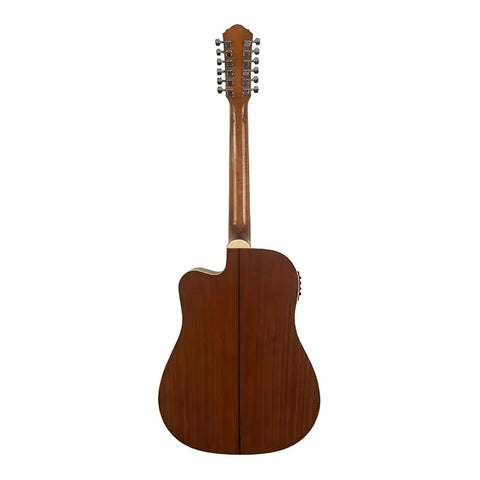 Oscar Schmidt Od312ce Guitarra Electroacústica 12 Cuerdas Para Diestros Tobacco Sunburst Brillante