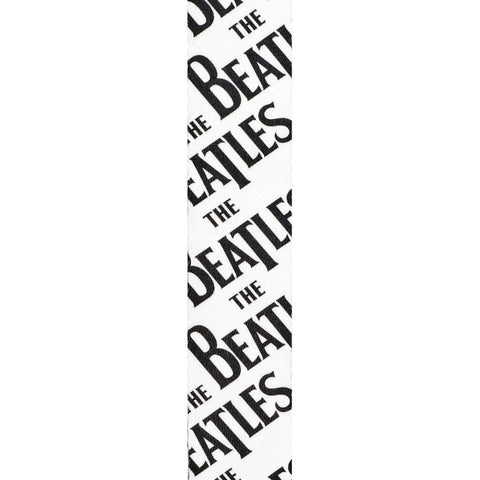 Tahalí P/guitarra Logotipo The Beatles Planet Wave 50btl01 Negro