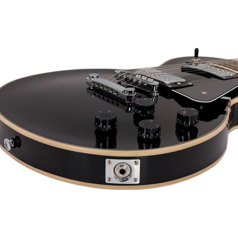 Guitarra Eléctrica Con Case Serie Unique Cosmos Ii-bk Babilo Color Negro