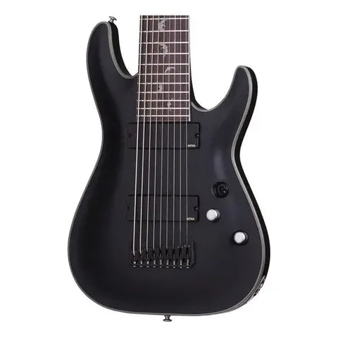 Schecter Damien Platinum 9 Sbk Guitarra Eléctrica 9 Cuerdas Color Negro Diestro