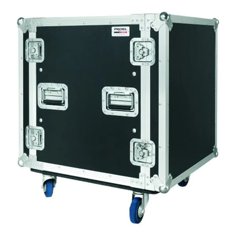 Estuche Rack Prof 19 PuLG 12 Unidades Proel Cr212blkmw Negro