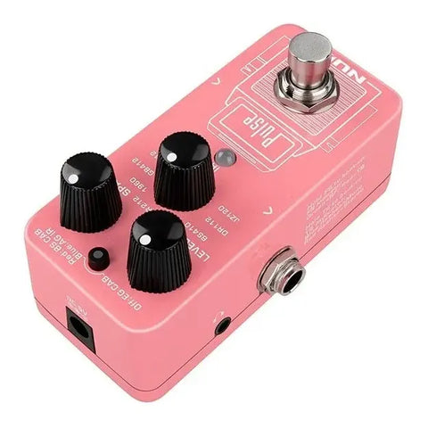 Pedal Nux Nss-4 Pulse Rosa Emulador Ir-loader Guitarra Bajo