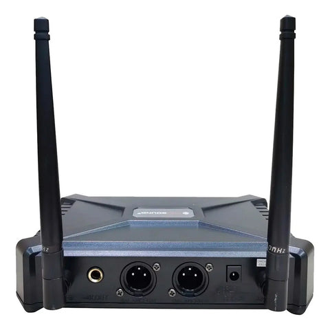 Microfono Prosound Pwm-22d Ii Inalambrico Doble Con Receptor Negro