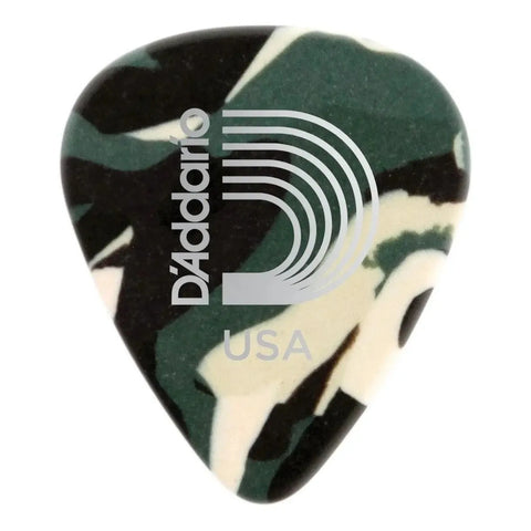 Paquete 10 Púas Plumillas Guitarra 0.70 Mm Daddario 1ccf4-10 Verde Oscuro Mediano