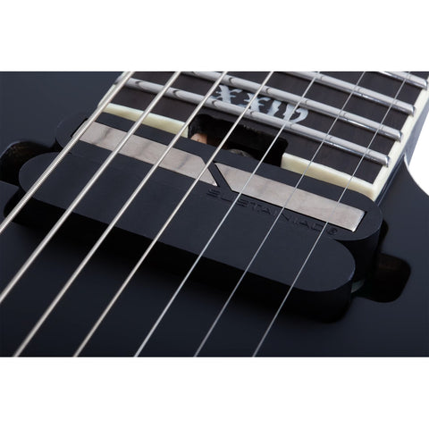 Guitarra Eléctrica Schecter Pt 7 Fr-s Sls Elite Evil Twin Bl Diestro Negro Ébano