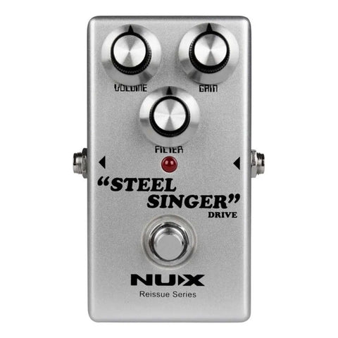 Pedal De Efecto Nux Steel Singer Drive Distorsión - Oddity Plateado