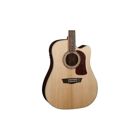 Guitarra Electroacústica Washburn D20sce Heritage Tapa Abeto Color Natural Diestro Ovangkol