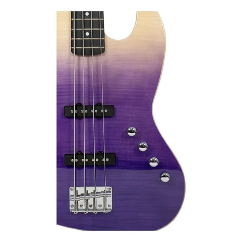 Mars Deluxe Bajo Activo Mars Eléctrico Jb-4 Deluxe Purple Diestro Morado