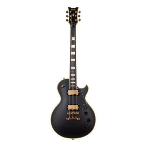 Guitarra Schecter Solo-ii Custom Negro Satinado Envejecido Diestro Negro