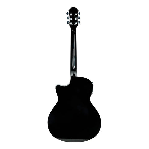 La Sevillana Ga-320ceq Blk Guitarra Electroacústica Pastilla Color Negro Orientación De La Mano Diestro