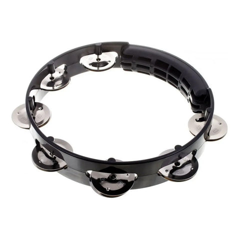 Pandero De 8 In Color Negro Crótalos De Acero, Meinl Htt8 Negro