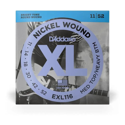 Exl116 Encordadura Guitarra Eléctrica Calibre .011 Daddario