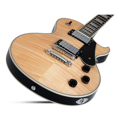 Guitarra Eléctrica Gloss Natural Schecter Solo-ii Custom Diestro Marrón Claro