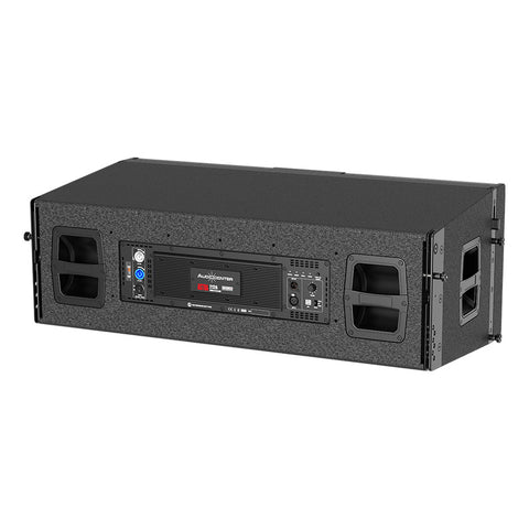 Bafle Altavoz Activo Line Array 12  Audiocenter Astra212a Negro