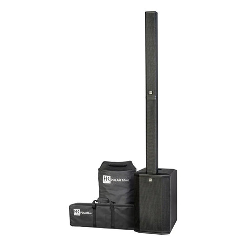 Bocina Columna Hk Audio Polar 12 Mk2 De 2000w Con Bluetooth Negro