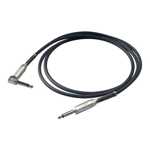 Cable Proel Bulk120lu6 Plug 1/4 6m Instrumento Guitarra Conector Niquelado