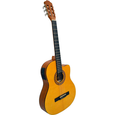 Guitarra Electro Acústica Canto Delgado La Sevillana Ul-5ceq Natural