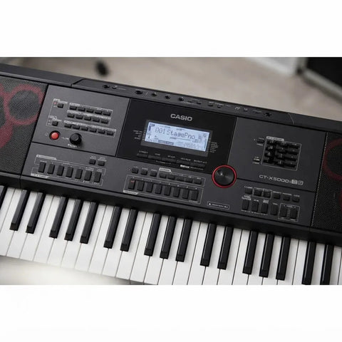 Casio Ct-x5000 C/eli Teclado Portátil Con Eliminador Color Negro